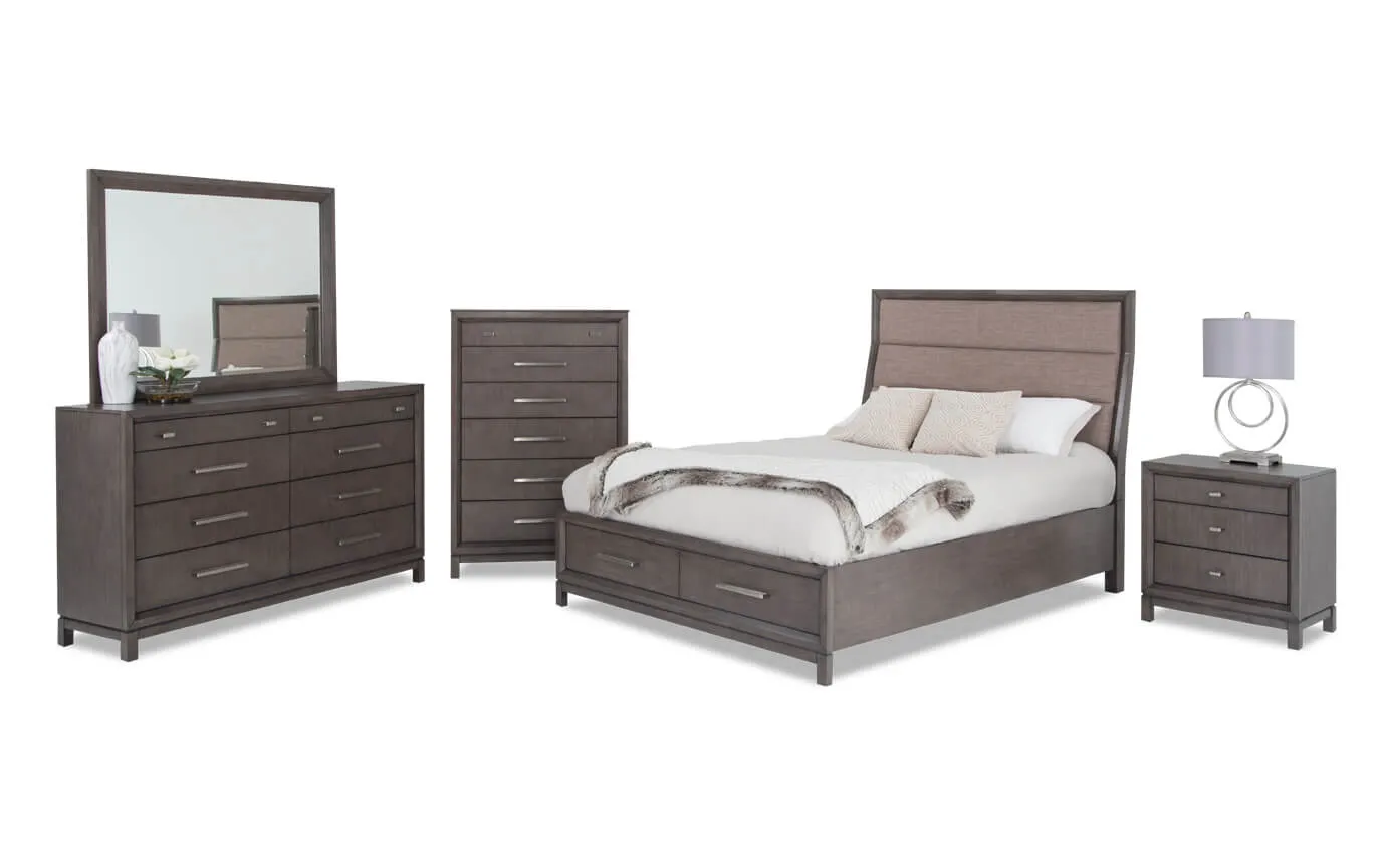 kendall bedroom set bob's furniture